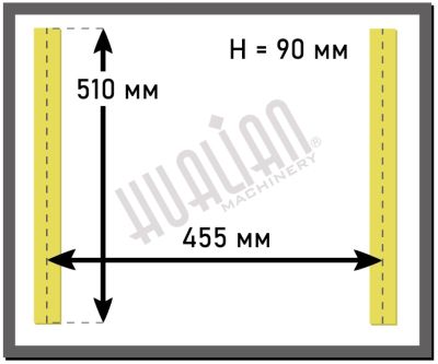 Настольный вакуумный упаковщик HVC-510T/2A (нерж.)