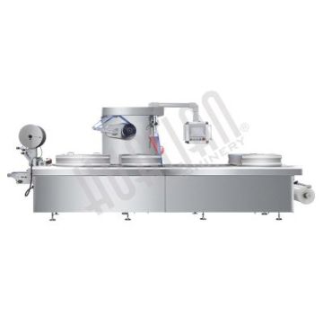 Термоформовочная машина HVR-420A (220*76.8*50 мм; 300*76.8*50 мм; вод.охл., газ., этикетировщик)